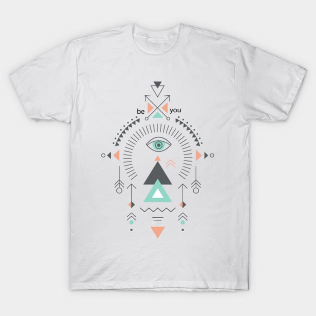 Life Totem T-Shirt by Leela